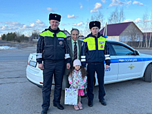 В Калужской области госавтоинспекторы защитили женщину и ее трехлетнюю дочь от агрессивной собаки