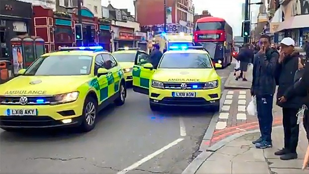 Опубликованы новые кадры с места теракта в Лондоне