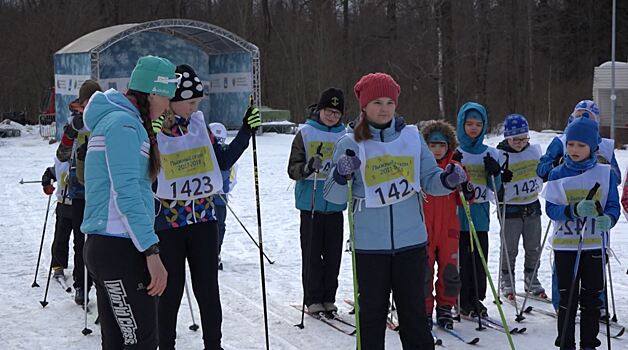 Контрольный забег по лыжам прошел в Одинцове