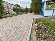 На Ленина завершается ремонт тротуаров
