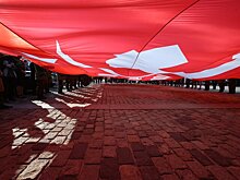 Москва онлайн покажет самое большое в мире Знамя Победы
