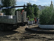 В Омске приступили к работам по обновлению сквера «Юбилейный»