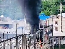 Трансформаторная подстанция вспыхнула в Краснодаре оставив без света Западный округ