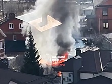 Сильный пожар в Верхних Печерах напугал нижегородцев