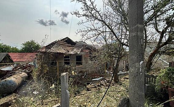 В Курске обломки дронов повредили 13 частных и два многоквартирных дома