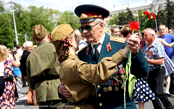 Опубликована праздничная программа на День Победы в Рязани