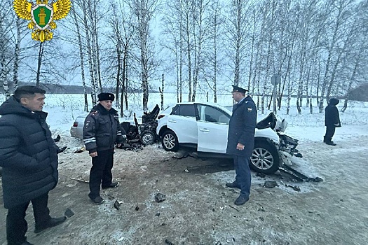 Четыре человека погибли в массовом ДТП на трассе в Башкирии