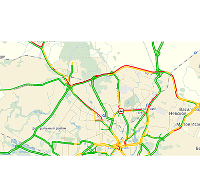 На Советском проспекте и ул. Большая Окружная образовались пробки
