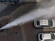 В Хабаровске «выстрелил» гигантский столб кипятка