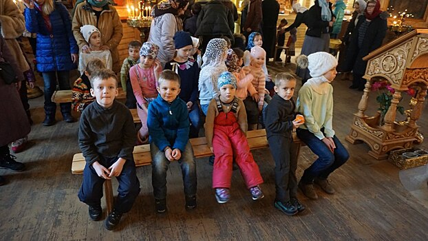 Божественная литургия соберет маленьких прихожан в храме на Ивановской