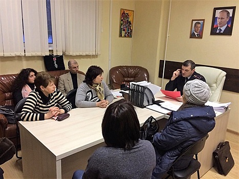 В «Личности» общественные советники встретились с капитаном полиции