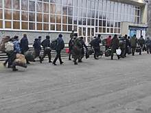 Мобилизованные зауральцы отправились на обучение перед СВО
