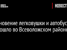 Столкновение легковушки и автобуса произошло во Всеволожском районе