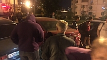В Воронеже водитель Lexus протаранил 6 припаркованных машин и скрылся