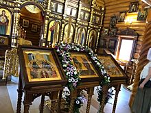 Новая икона Св. Пятидесятницы освящена в храме Всех Преподобных Отцев Киево-Печерских