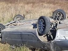 В Ташлинском районе «ТагАЗ» съехал в кювет, есть пострадавшая