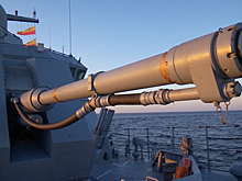 В Балтийском море МРК «Мытищи» показал огневую мощь и уничтожил учебные мишени