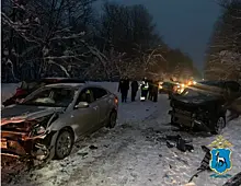 В Самарской области по дороге в Ширяево случилась двойная авария