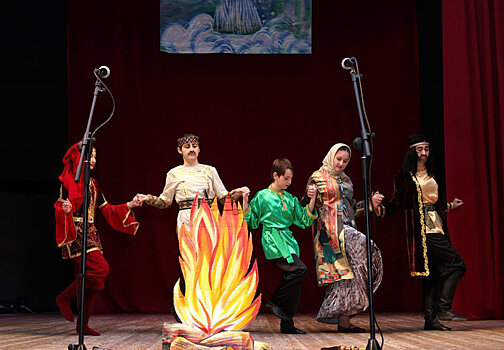Детский театр "Гюнай" дал грандиозный концерт для детишек на Новруз