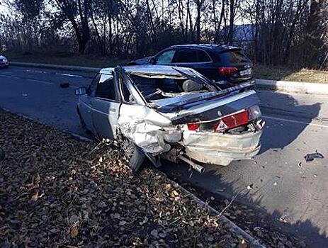Audi и "десятка" столкнулись в Новокуйбышевске