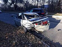 Audi и "десятка" столкнулись в Новокуйбышевске