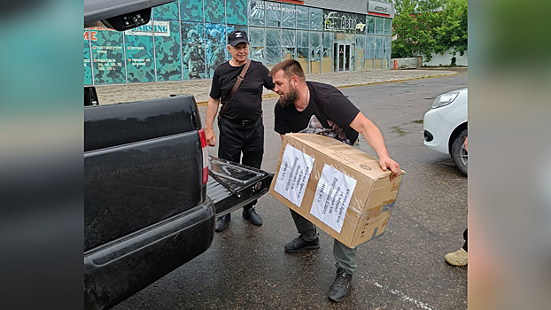 Ветераны МВД Омской области доставили в зону специальной военной операции гуманитарную помощь