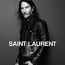 Киану Ривз стал человеком в черном для Saint Laurent