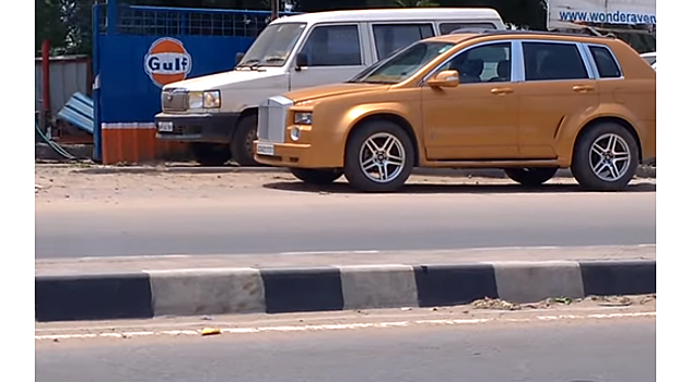 Умелец сделал из Chevrolet Captiva близнеца Rolls-Royce Cullinan