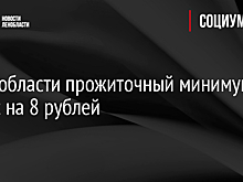 В Ленобласти прожиточный минимум вырос на 8 рублей