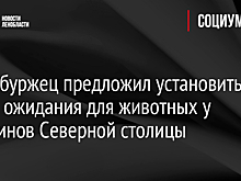 Петербуржец предложил установить будки ожидания для животных у магазинов Северной столицы