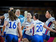 Женская сборная Чехии отыгралась со счёта 0:2 по сетам и победила Словению на ЧМ-2025