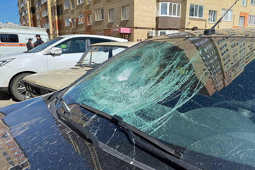 Последствия взрыва в квартире многоэтажного жилого дома на улице Тухачевского в Ставрополе, 21 мая 2025 года