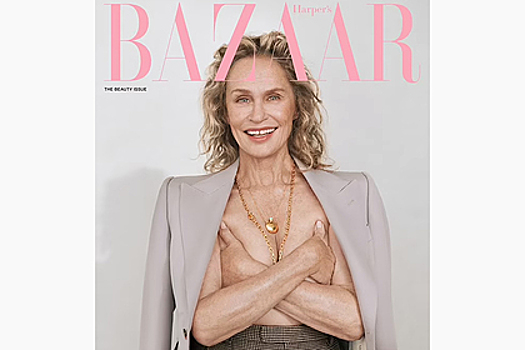 78-летняя супермодель снялась топлес для Harper's Bazaar