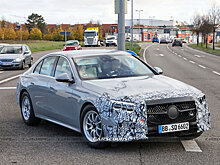 Новый шпионские снимки Mercedes E-Class 2024