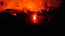 Пожар вспыхнул на бывшем спиртзаводе под Курском из-за атаки дрона ВСУ