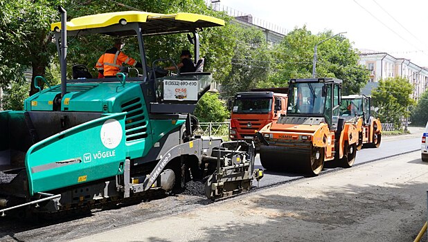 В Оренбурге дорожный ремонт проходит и на Парковом проспекте