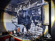 В Ижевске спасли мужчину из горящей квартиры