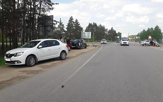 В массовой аварии под Рязанью пострадал ребенок