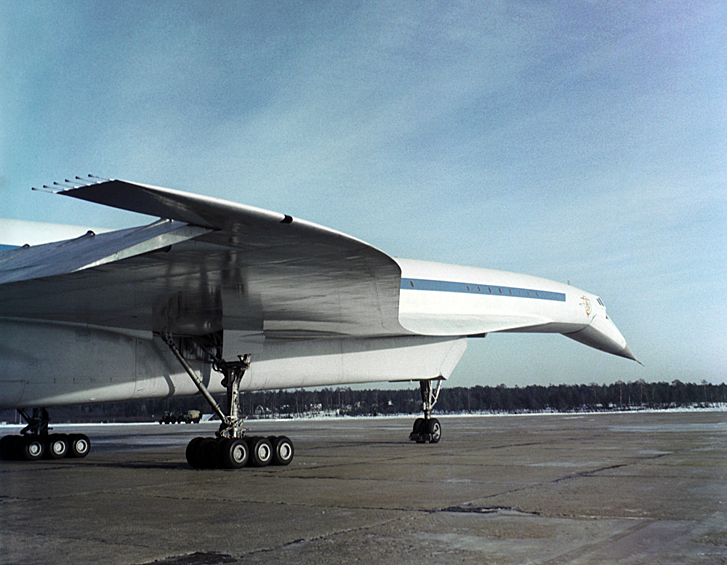 Сверхзвуковой самолет ТУ-144, 1970 год