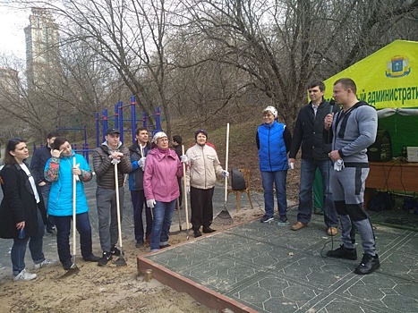 В Щукине прошел общегородской субботник