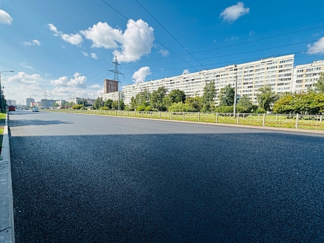 Проезжую часть на проспекте Испытателей отремонтировали по нацпроекту