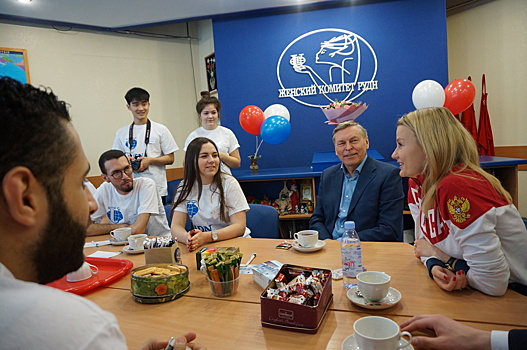 Студенты Обручевского района встретились с двукратной олимпийской чемпионкой