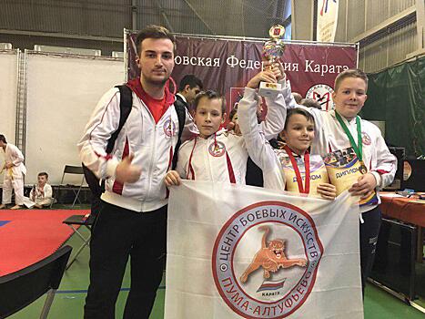 На городском турнире по карате WKF вновь блеснули юные спортсмены из Алтуфьева