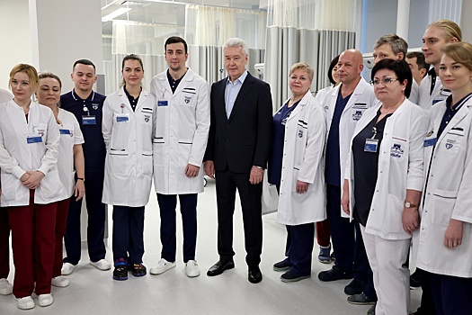 Собянин подвел первые итоги работы флагманских больничных центров