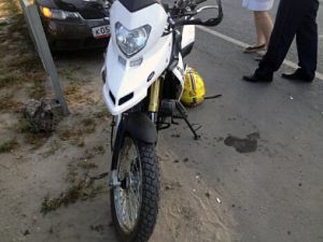 В Рязанском районе подросток на мотоцикле попал в ДТП