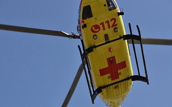 Вертолёт санавиации доставил пострадавшего в ДТП мужчину в ОКБ в Рязани