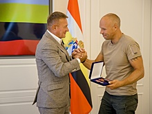 Губернатор Роман Старовойт встретился с командиром батальона «Сейм»