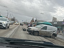 На Московском шоссе в Рязани произошла авария