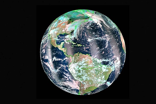 Получены первые глобальные снимки Земли со спутника "Метеор-М" №2-4