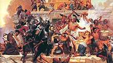 Как испанцы уничтожили империю ацтеков
